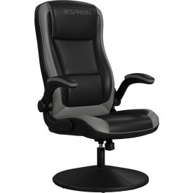 RESPAWN 800 Rocker Gaming Chair Floor, High Back Recliner with Armrests, Gray