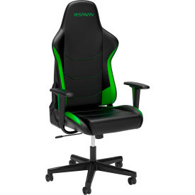 110 Racing Style Ergonomic Gaming Chair, High Back, Green