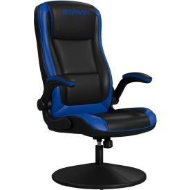 RESPAWN 800 Rocker Gaming Chair Floor, High Back Recliner with Armrests, Blue
