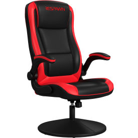 RESPAWN Gaming Chair Floor, High Back Recliner with Armrests, Red