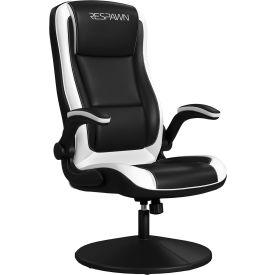 RESPAWN Rocker Gaming Chair Floor, High Back Recliner with Armrests, White