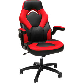 RESPAWN Ergonomic Gaming Chair, High Back, Flip-up Arms, Red