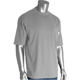 Men's AR/FR Short Sleeve T-shirt, L, Gray