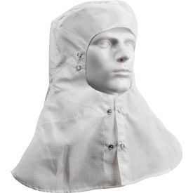 Cleanroom Hood, Open Face, 2XL, White