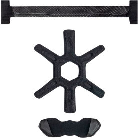 Replacement Foam Sweat Pad Kit with Mips, One Size, Black