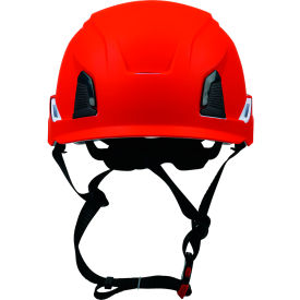 Non-Vented Shell Protector, Polycarbonate, One Size, Red