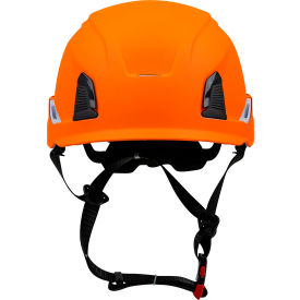 Non-Vented Shell Protector, Polycarbonate, One Size, Hi-Vis Orange