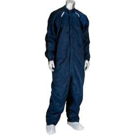 Auto Grid Coverall, XL, Navy