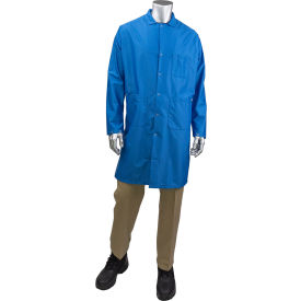 Staticon Long ESD Labcoat, XS, Royal Blue