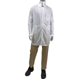 StatStar Long ESD Labcoat, XS, White