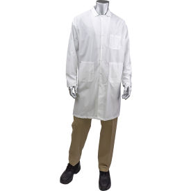 Staticon Long ESD Labcoat, S, White
