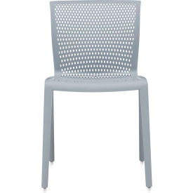 Global Spyker Armless Stacking Chair, Polymer, Alloy