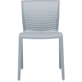 Global Spyker Armless Stacking Chair, Polymer, Char