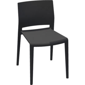 Updated data:
Global Bakhita Armless Stacking Chair, Polymer, Char