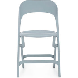 Global Flap Folding Chair, Low Back, Polymer, Alloy.