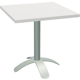 Global Bakhita Square Dining Table, 28-1/2"W x 28-1/2"D x 29-1/2"H, Milk Top