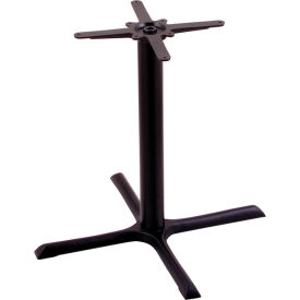 OD211 Outdoor X-Shaped Table Base, 30"W x 30"D x 30"H, Black