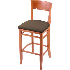 30" Bar Stool, Canter Earth Seat, Medium Finish