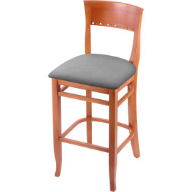 30" Bar Stool, Canter Folkstone Gray, Medium Finish