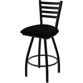 XL 410 Jackie 25" Swivel Counter Stool, Black Vinyl Seat, Black Wrinkle Finish