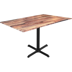 48"W x 32"D x 30"H, Rustic Top