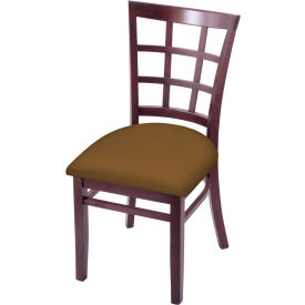 Hampton Bristol Dining Chair, Canter Saddle Seat, Dark Cherry Finish