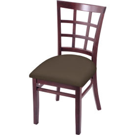 Hampton Bristol Dining Chair, Canter Earth Seat, Dark Cherry Finish