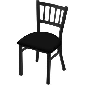 610 Contessa Dining Chair, Vinyl Seat, Black Wrinkle Finish