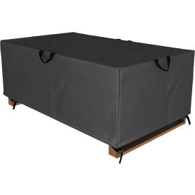 Water Resistance Protective Rectangle Fire Pit Cover, Up To Large, Sapphire Blue