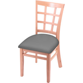 Hampton 3130 Bristol Dining Chair, Kiwi Green Seat, Natural Finish