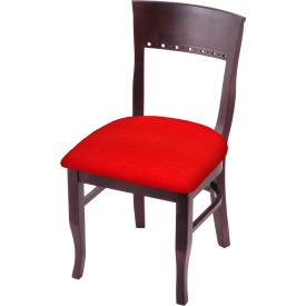 Hampton Arbor Dining Chair, Canter Saddle Seat, Dark Cherry Finish