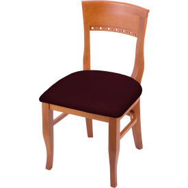 Hampton Arbor Dining Chair, Canter Bordeaux Seat, Medium Finish