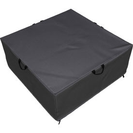 Water Resistance Protective Square Fire Pit Cover, Up To Large, Sapphire Blue
