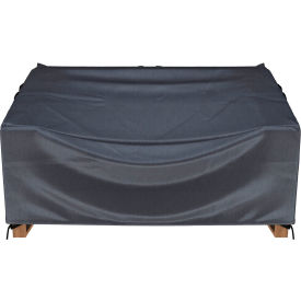 Water Resistance Protective Love Seat Sofa Cover, Sapphire Blue