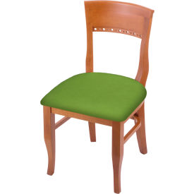 Hampton Arbor Dining Chair, Canter Kiwi Green Seat, Medium Finish