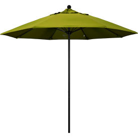Venture 9' Patio Umbrella, Black Pole, Olefin Kiwi Fabric