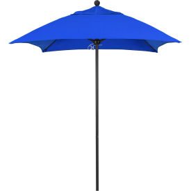 6' Patio Umbrella, Black Pole, Sunbrella Fabric