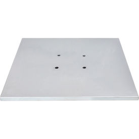 Stacking Plate For Cantilever Umbrella, 170 lb., Silver