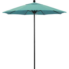 Venture 7-1/2' Patio Umbrella, Black Pole, Sunbrella 1A Spa Fabric