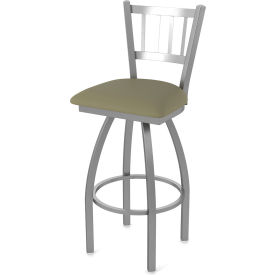 30" Swivel Outdoor Bar Stool, Breeze Farro Seat
