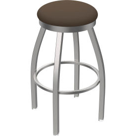 Stainless Steel 30" Swivel Outdoor Bar Stool, Breeze Farro Seat