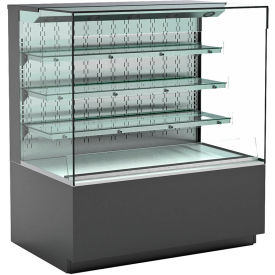 Heated Self-Serve Case, 47-3/4"W x 33"D x 54-5/8"H, Black