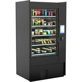 Refrigerated Merchandiser, 1 Section, 45-3/8"W x 32-1/4"D x 82-5/8"H, Black