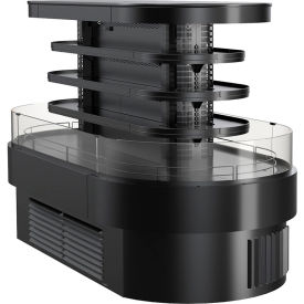 Refrigerated Self-Serve Island, 99-3/4"W x 48-1/8"D x 60-1/8"H, Black