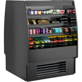 Refrigerated Self-Service Dual Sided Case, 47"W x 50-3/8"D x 60-5/8"H, Black