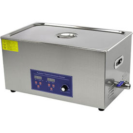 Digital Ultrasonic Cleaner, 5.8 Gallon Capacity, Silver/Blue