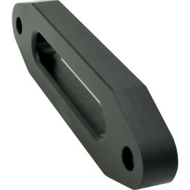 4-7/8" Wide Aluminum Fairlead for Synthetic Winch Lines, Black