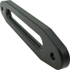 10" Wide Aluminum Fairlead for Synthetic Winch Lines, Black