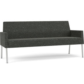 Mystic Lounge Reception Sofa, Silver Frame, Connelly Crow Fabric
