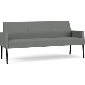 Mystic Lounge Reception Sofa, Black Frame, Asteroid Fabric